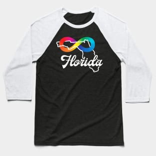 Florida Autism Acceptance Baseball T-Shirt